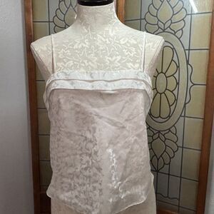 Vintage Axiom Silky Cami Tank Top Large Adjustable Straps Y2K 90's Size S